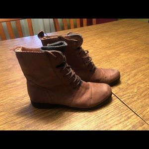 “Vintage”Style/Look Leather Boot by Modern Vintage